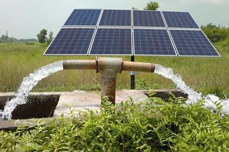 Installation of solar pump stations